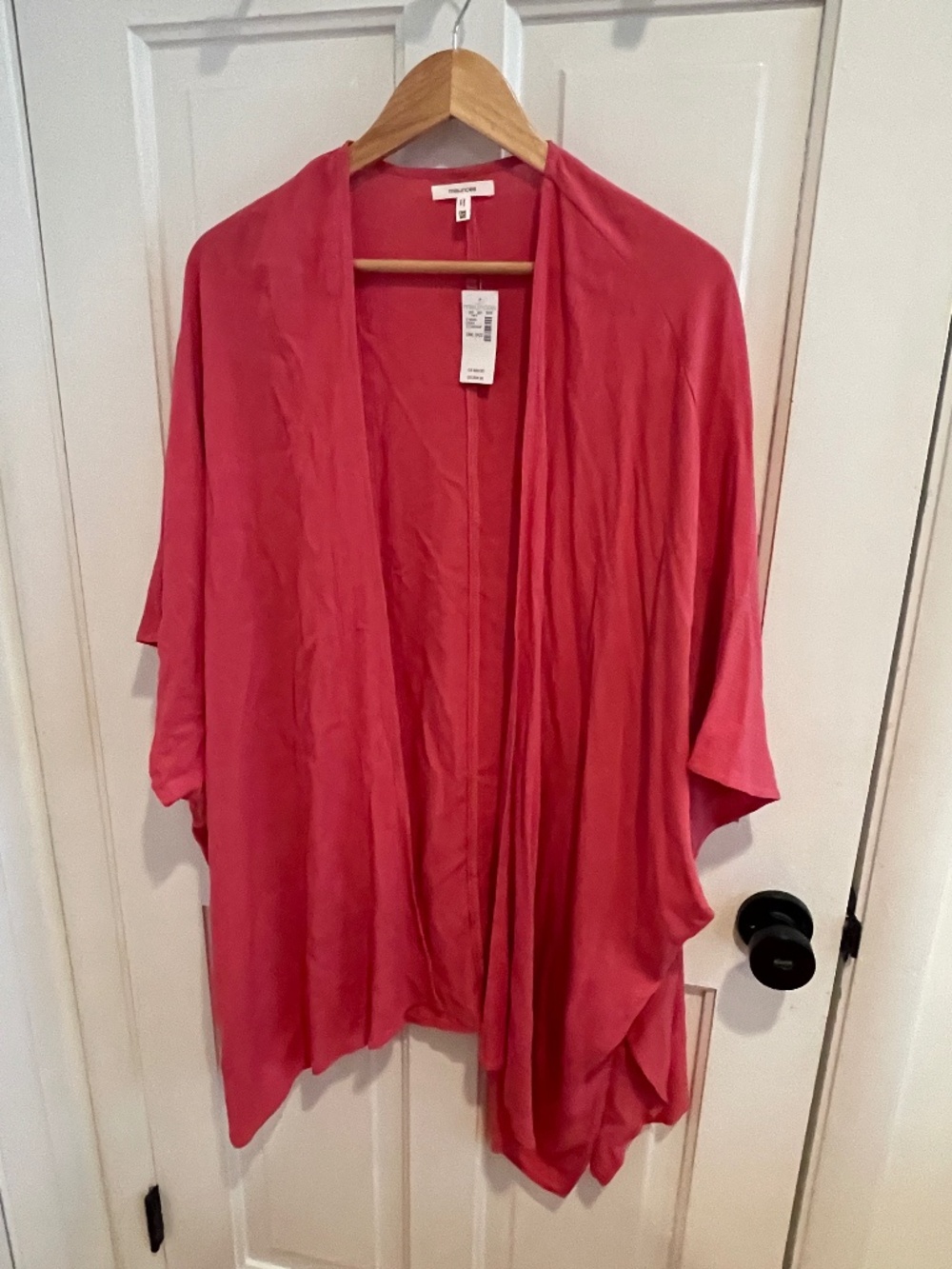 Maurice's OS wrap shawl open front NWT